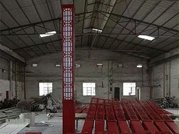 鑫永虹照明中国红LED景观灯落户中国策克口岸