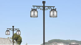 仿古庭院灯的特色,打造靓丽风景线！