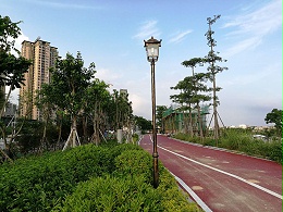 鑫永虹照明完成莆田木兰溪风景区庭院灯工程