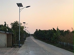 广东省揭阳市揭西县农村led太阳能路灯工程案例