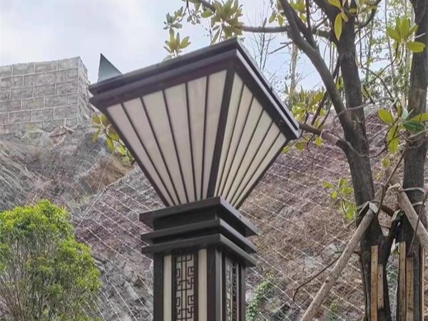 湖南凤凰不锈钢新中式景观灯工程案例