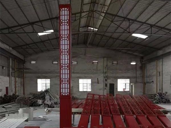 鑫永虹照明中国红LED景观灯落户中国策克口岸