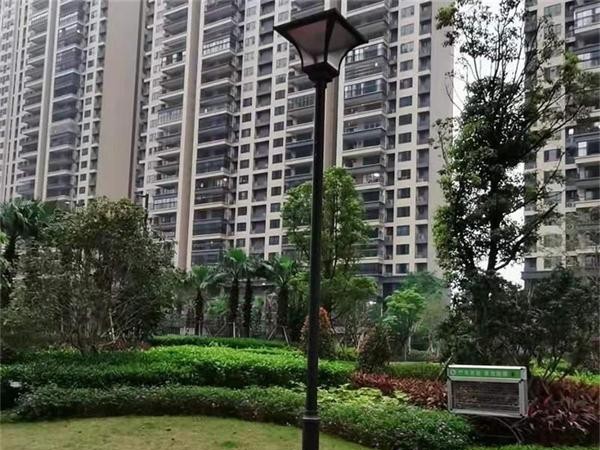 鑫永虹3.5米小区景观庭院灯工程案例
